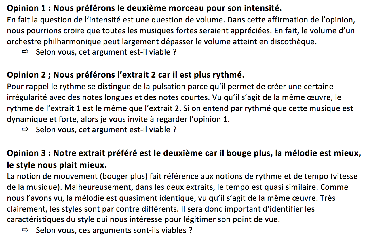 Argumenter une critique adossée à une analyse objective – Le Blog de Damien