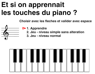 simuler un clavier de pianosimuler un clavier de piano  