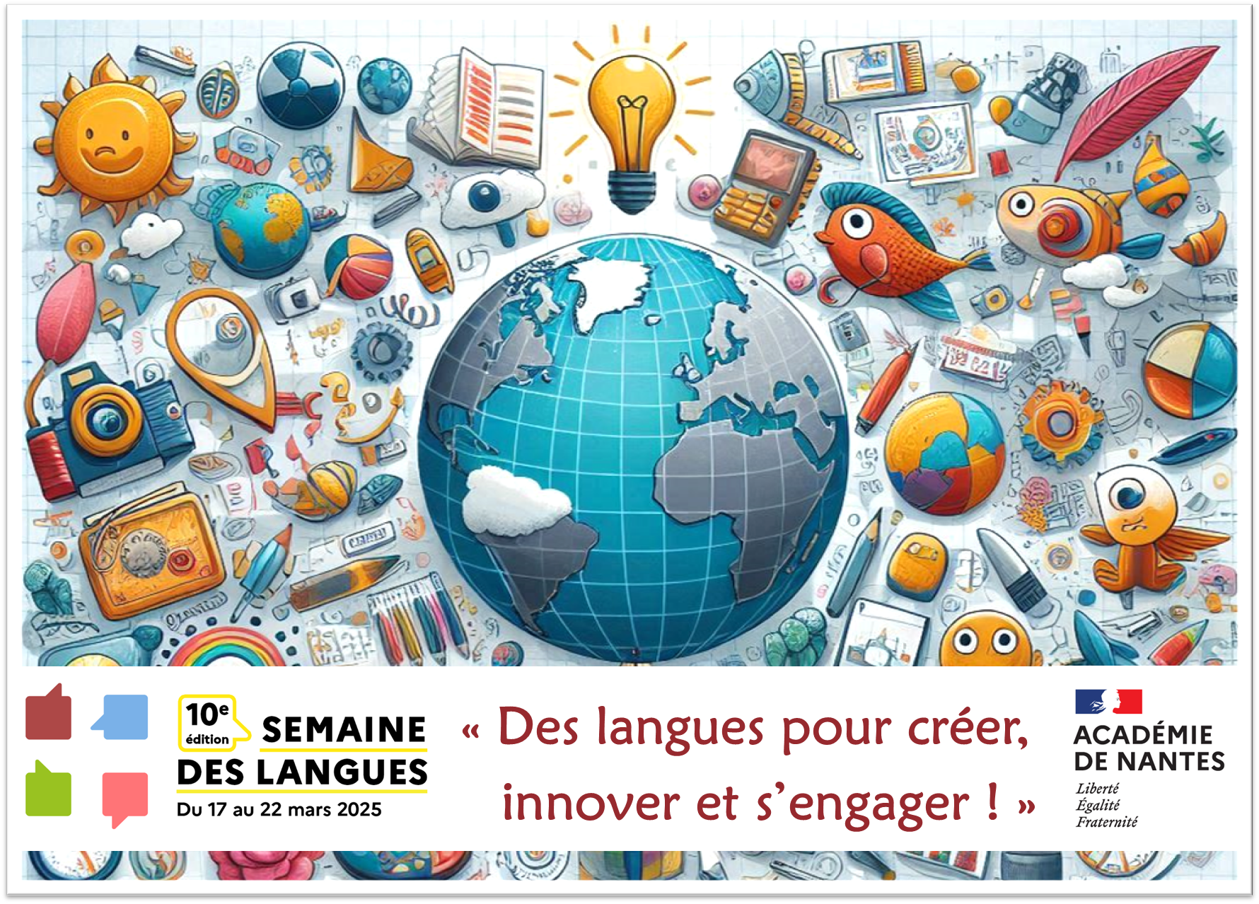 affiche SDL 2025 - premier degré - académie de Nantes