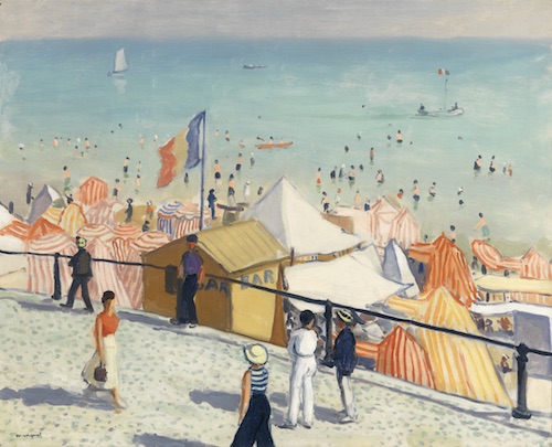 Albert Marquet, L'été la plage des Sables d'Olonnes,1933