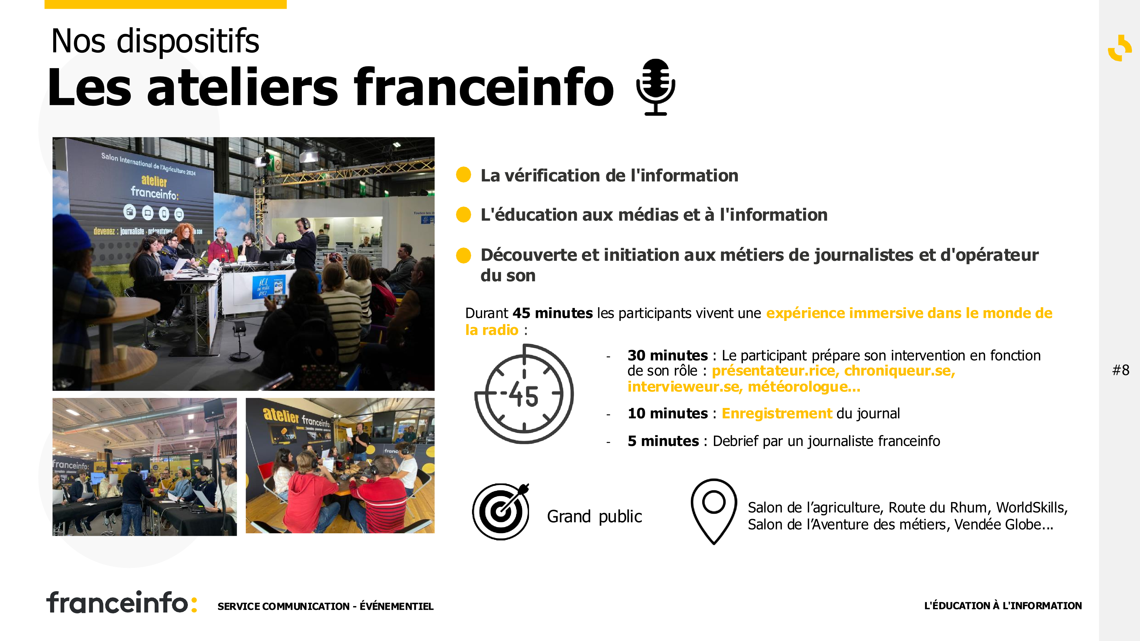 Atelier de FrancInfo : modalités