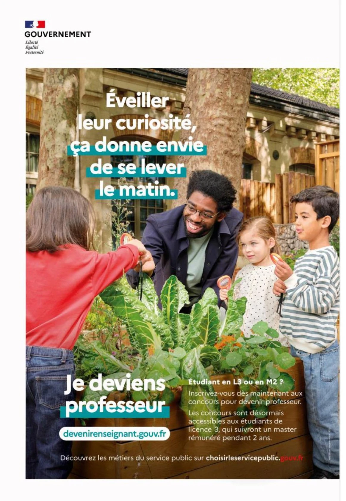 devenir enseignant