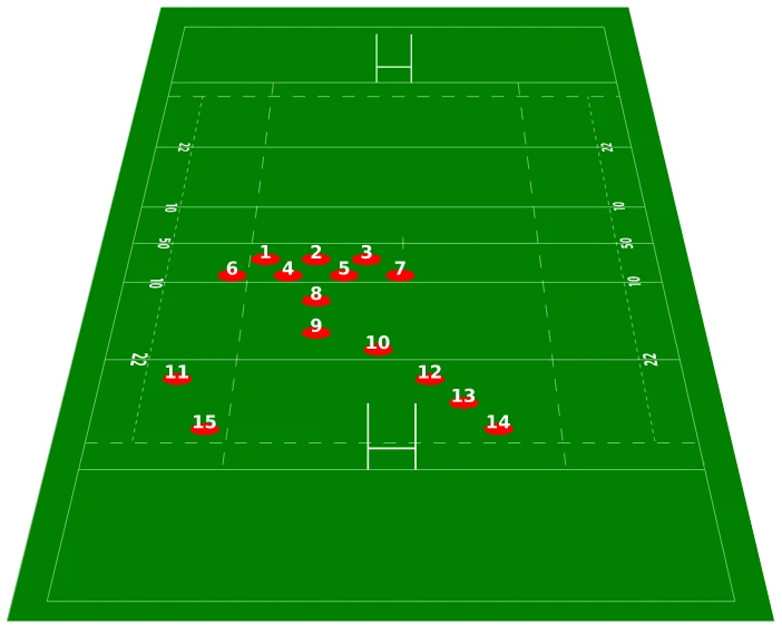 Composition d'une équipe de rugby