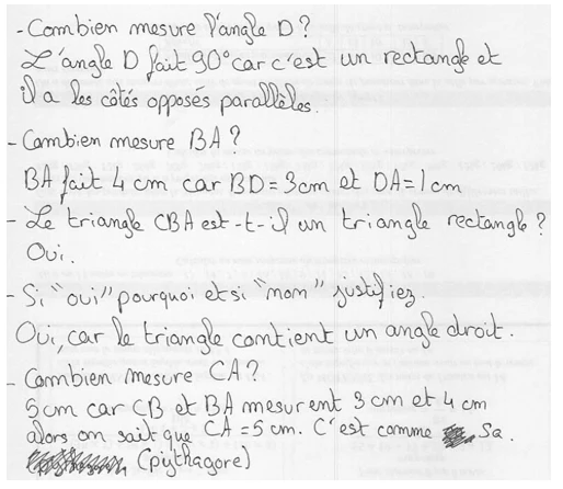 des questions et des réponses