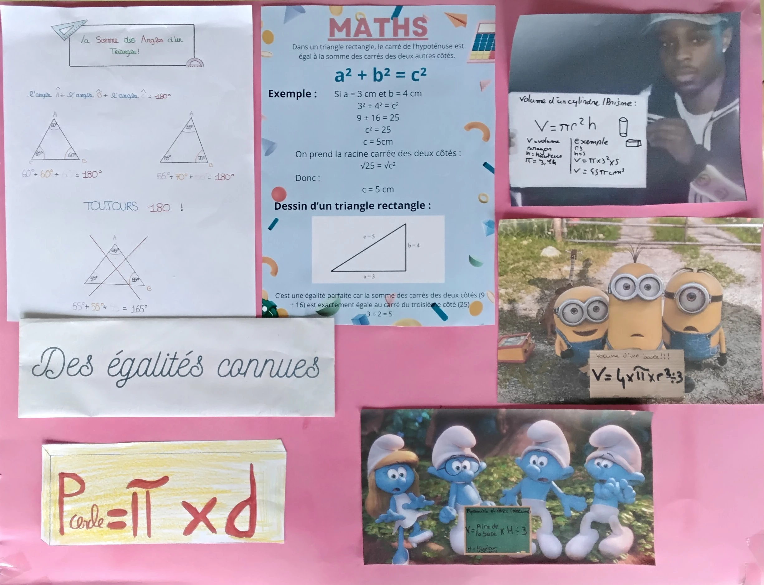 égalités connues