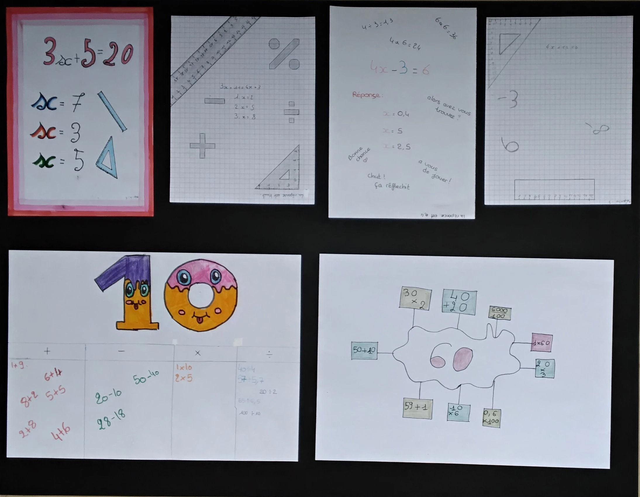 équations et autres