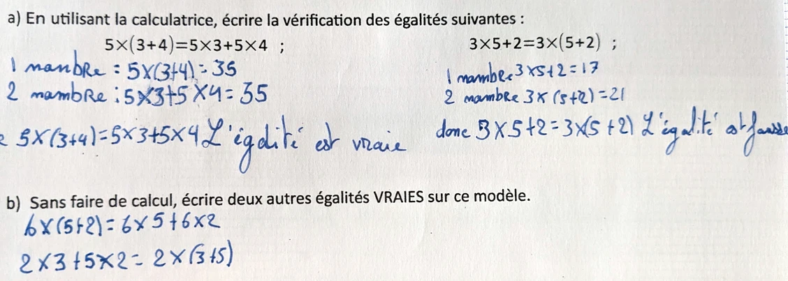 un exemple