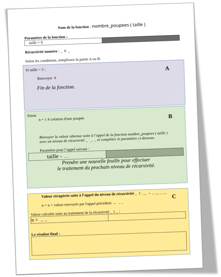 feuille 1 - matriochka