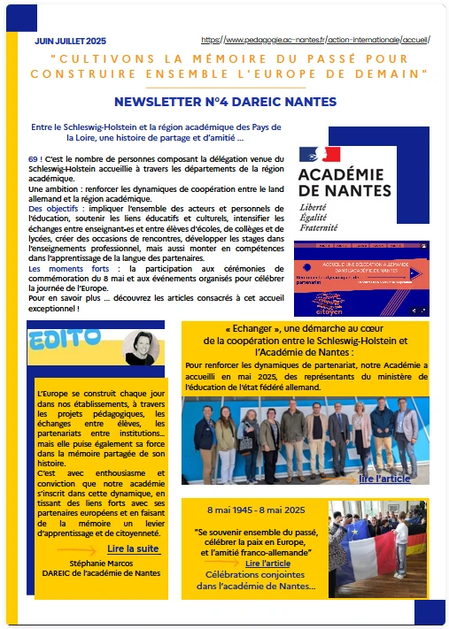 Newsletter DAREIC Nantes n°4