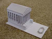 Maquette du temple de Cherré