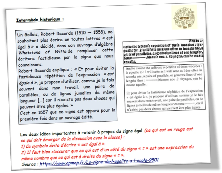 intermède historique