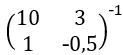 inverse d'une matrice