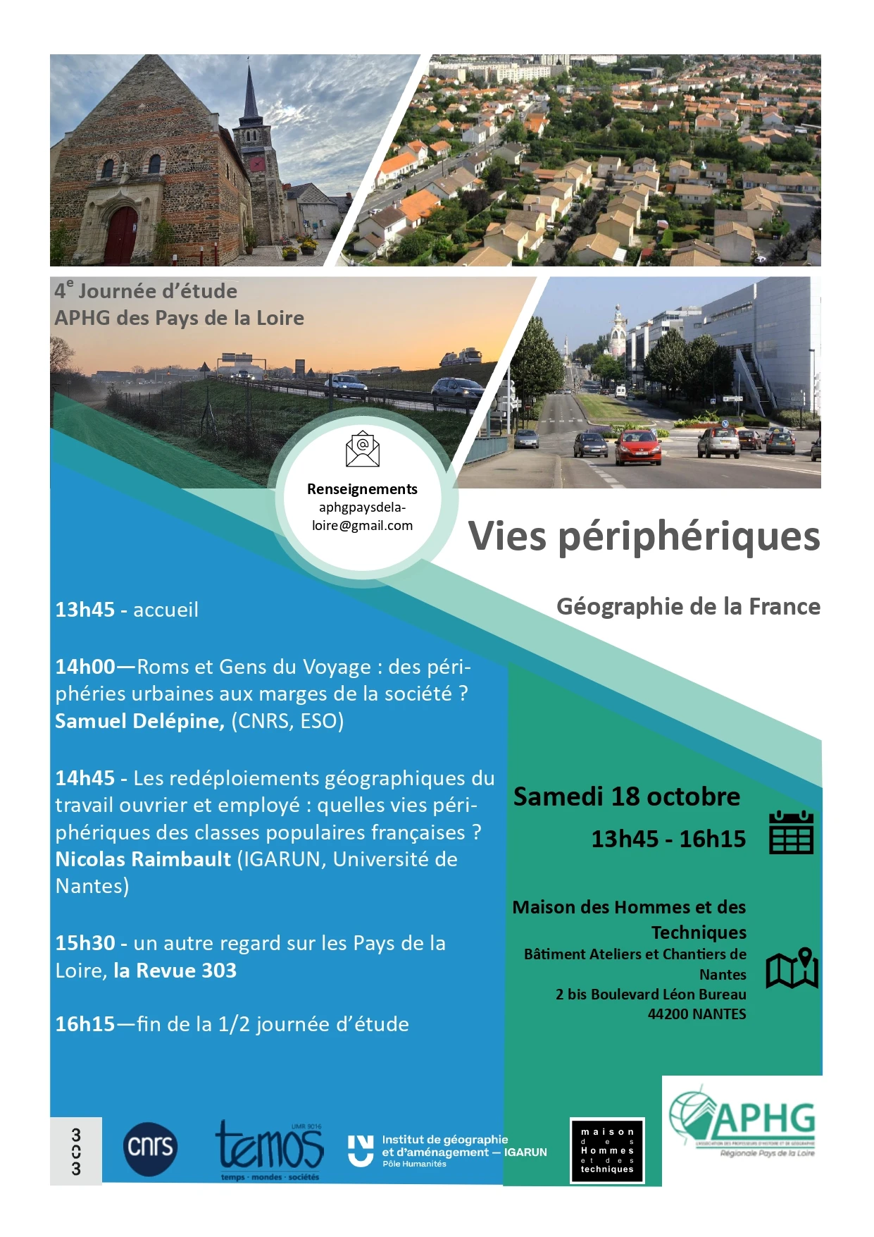 affiche APHG Pays de la Loire