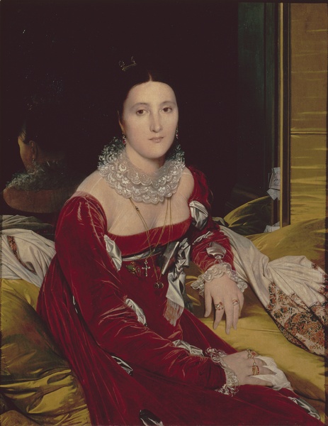 Jean-Auguste Dominique Ingres, Portrait de mme Senonnes, 1914