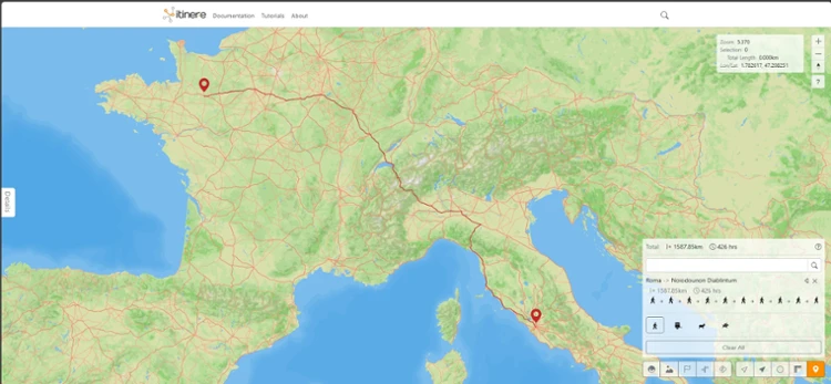 Copie d'écran Itiner-e