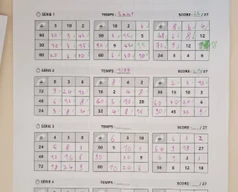liste de tables
