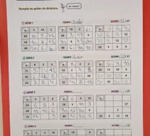 liste de tables