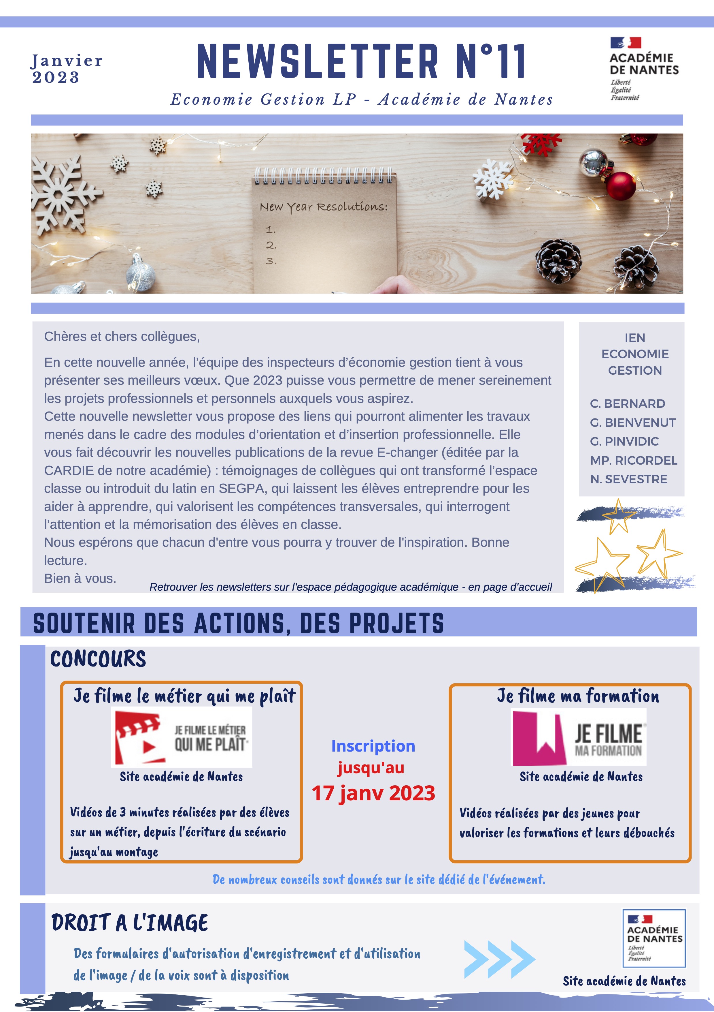 newsletter LP eco gestion Janvier 2023