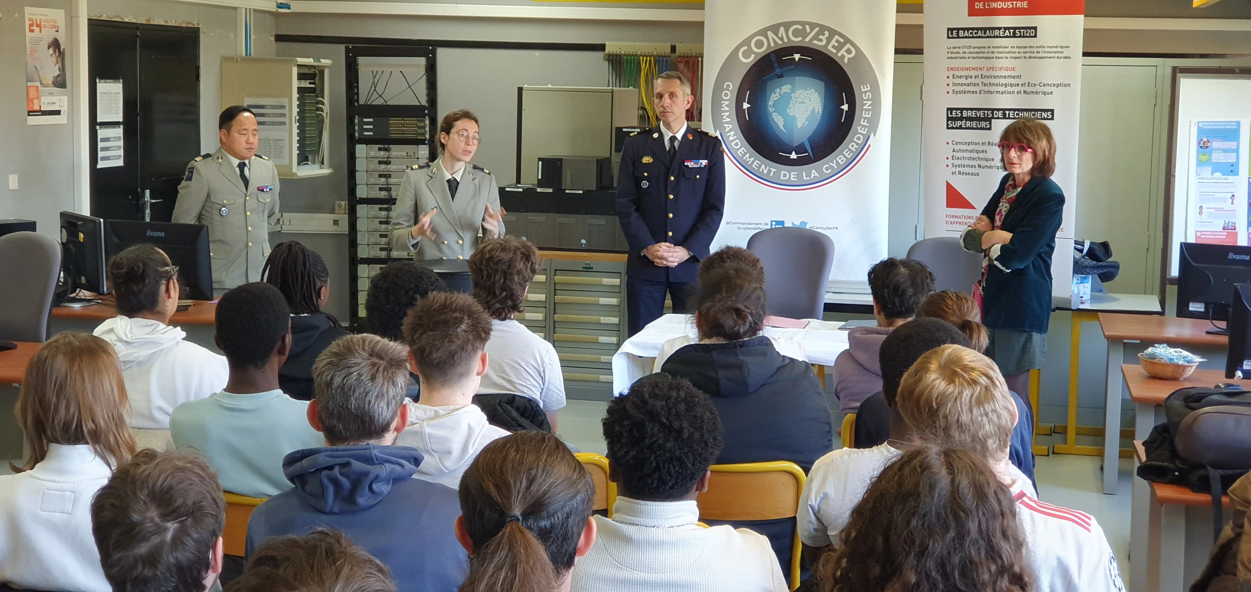 Signature officielle du partenariat Lycée APPERT - COMCYBER