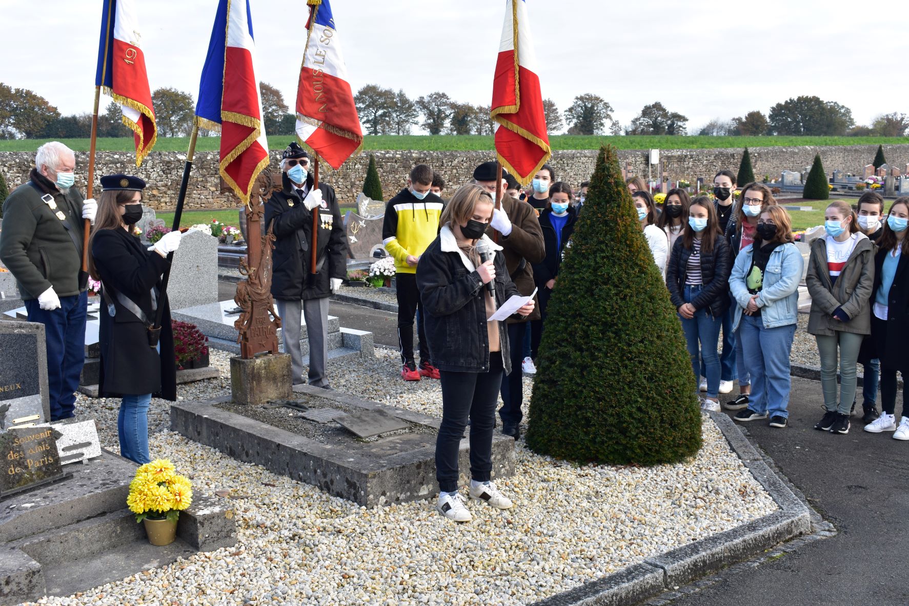 Esteban racontant la vie de Constant Martel