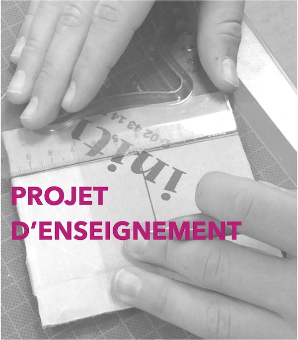 PROJET D’ENSEIGNEMENT