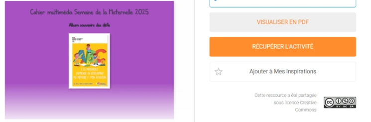 recup activité eprimo