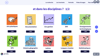 Réflexionsdu GRAF sur IA par discipline 