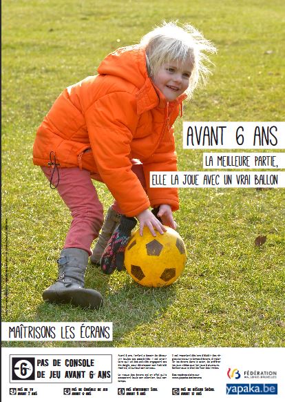 Affiche Semaine Sans Ecran - Avant 6 ans