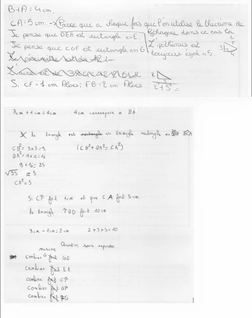 supposition que cf égal 1