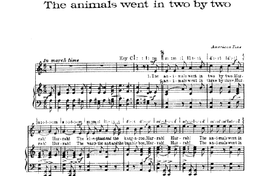 the animals went in two by two partition