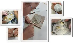 Ornements en relief