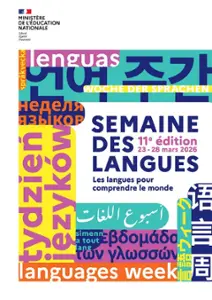 affiche semaine des langues 2026