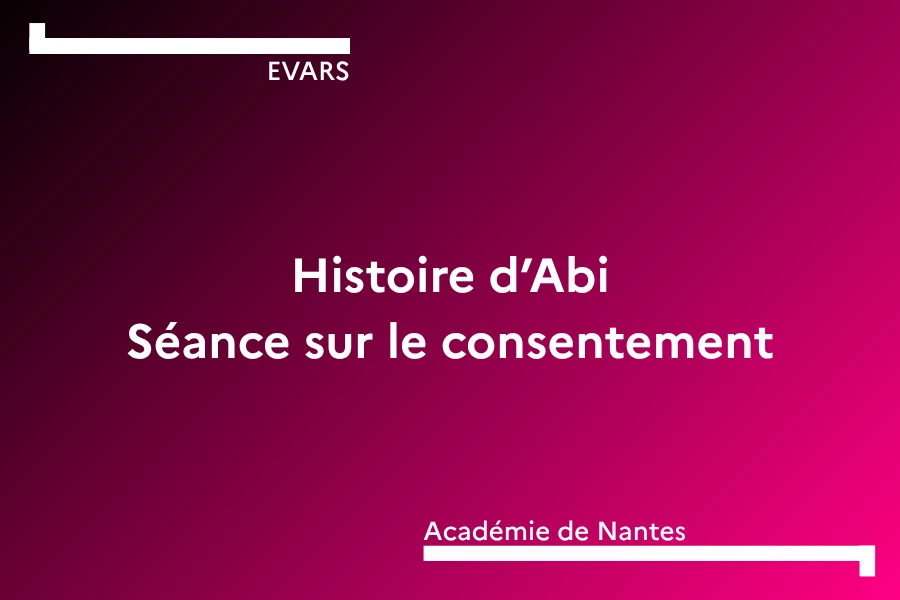 Lien vers une séance lycée sur le consentement.